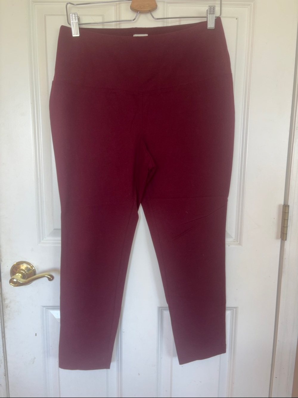 Women's High-Rise Leggings — Burgundy
